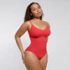 Seamless Thong Bodysuit Shapewear - Full Body Tummy Control