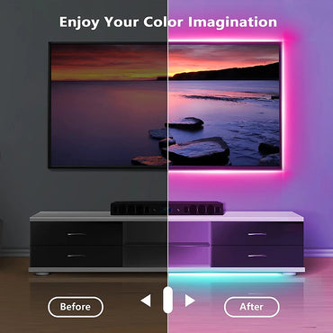Bluetooth RGB LED Strip Light | 5V USB 5050 SMD Smart App Control