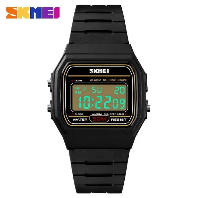 SKMEI 1412 Men's Digital Sport Watch β Waterproof, Chronograph, Alarm, LED Display