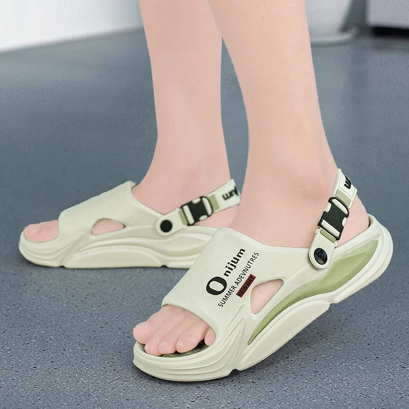Sandalias de Masaje Hombre Verano - Slides Antideslizantes