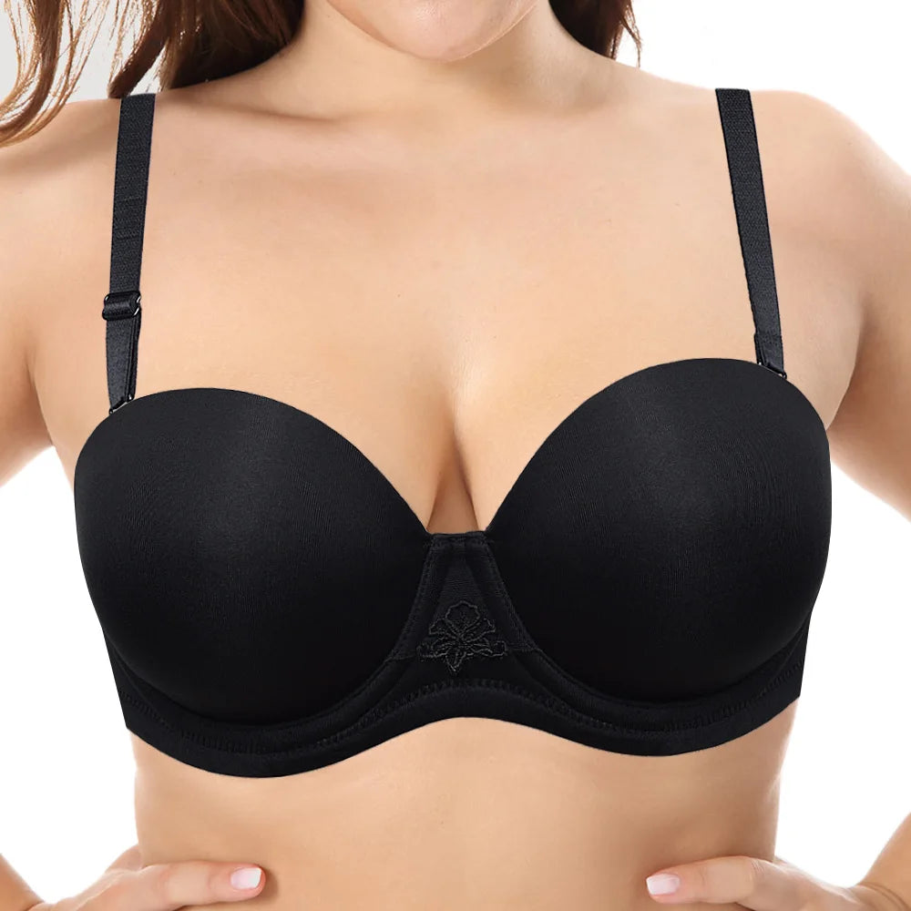 Plus Size Minimizer Bra | Underwire, Convertible Straps | Sizes 32–44, B–H Cup