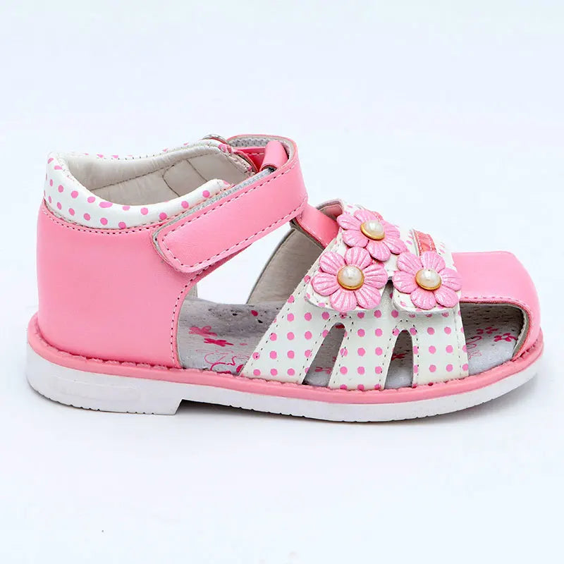 Sandalias Ortopédicas para Niñas - Cuero PU con Mariposa | Tallas 21-26