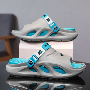 Ehanking Men's Classic Platform EVA Slides - Quick-Dry Beach Sandals