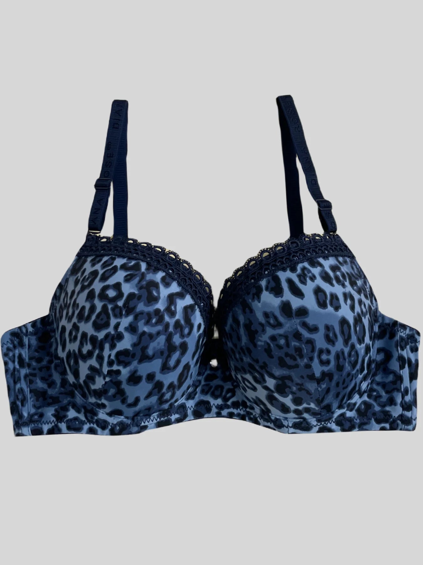 Sostén Push Up Diana Rose Estampado Leopardo - Bra con Aro Copa B para Mujer