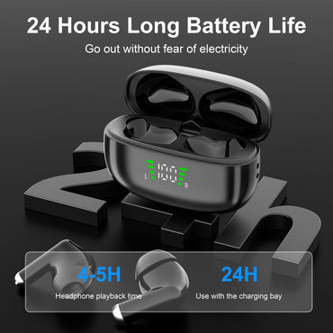 W80 TWS Wireless Bluetooth Earphones | HD Stereo Dynamic Driver In-Ear Headset for Gaming & Music
