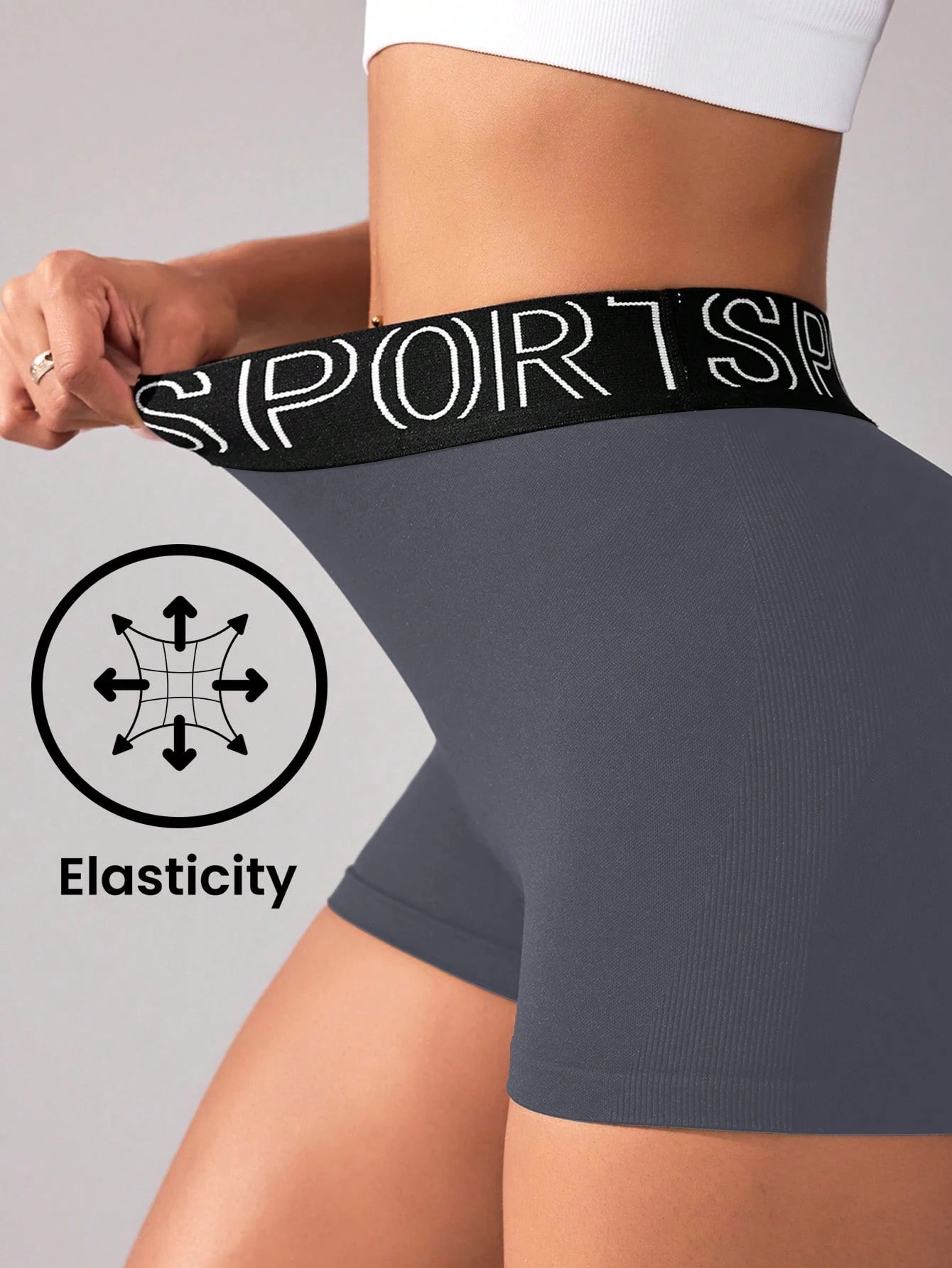 Shorts Deportivos Mujer Cintura Alta - Yoga Fitness Sin Costuras