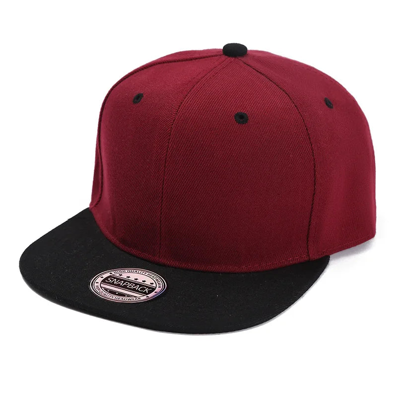 Camouflage Snapback Baseball Cap – Flat Brim Hip Hop Hat for Men & Women