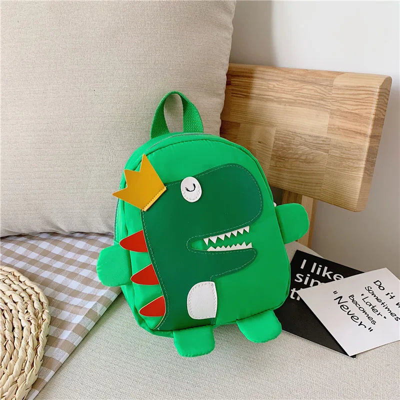 Kids Dinosaur Backpack – High Capacity Nylon School Bag