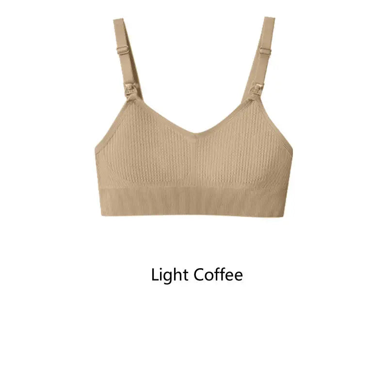Nursing Bra Wire-Free | Anti-Sagging, High-Elastic Support | Breastfeeding Bra for Women