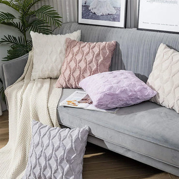 Soft Plush Nordic Cushion Cover | 11 Colors Decorative Sofa Pillow Case