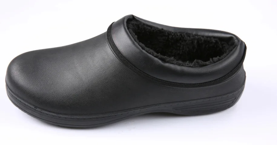 High Quality EVA sandals Men Chef Shoe Non-slip Waterproof Oil-proof Hotel Kitchen Work Shoes Men Clogs Garden Safety Shoe Black