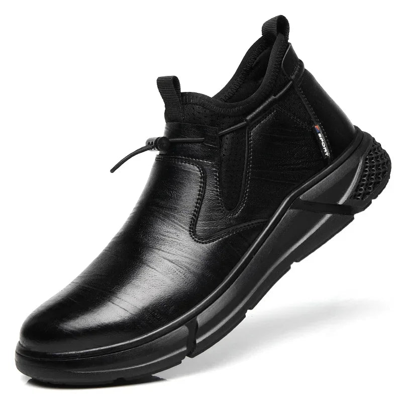 Zapatos de Seguridad para Hombre con Puntera de Acero - Impermeables y Resistentes