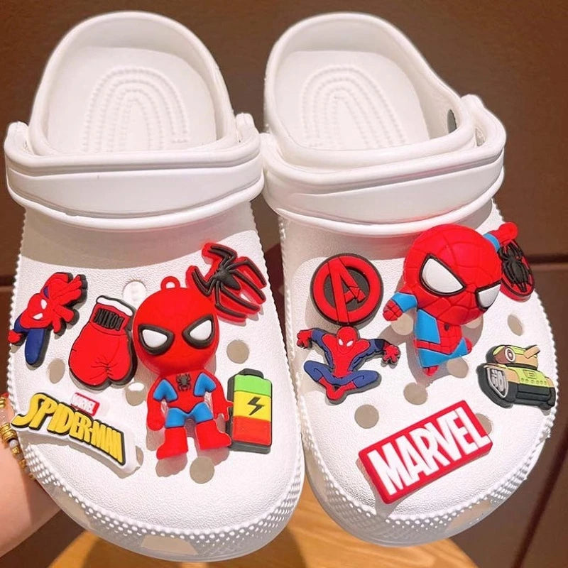Spider-Man 3D Shoe Charms - Marvel DIY Clips for Crocs & Clogs
