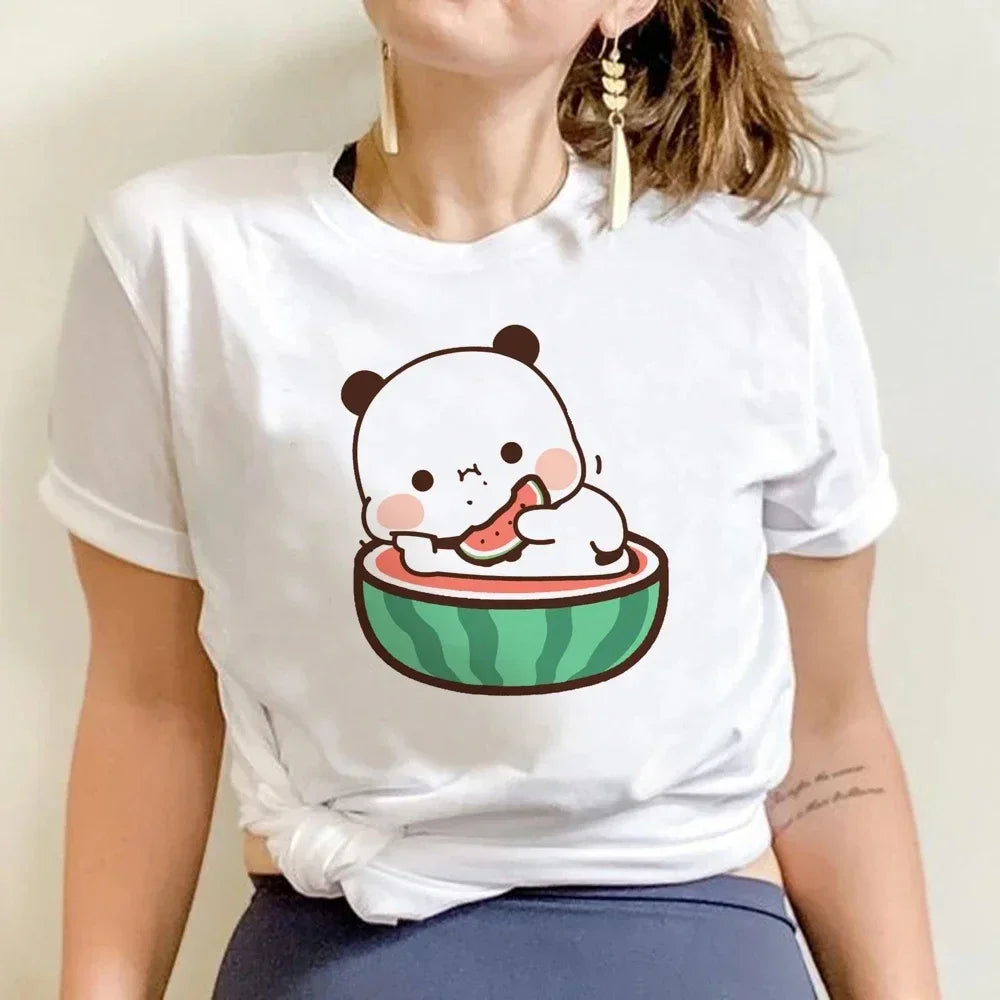 Women's Bubu Dudu Y2K T-Shirt - Harajuku Anime Streetwear