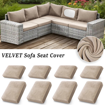 Super Soft Stretch Sofa Seat Cover | Anti-Slip Washable Sectional Protector
