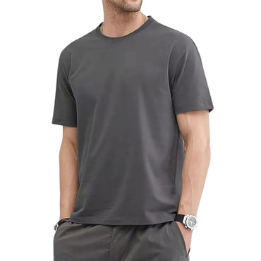 Men's 100% Cotton Summer T-Shirt, Regular Fit, M–5XL