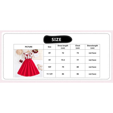 Girls Floral Princess Dress with Belt - Ruffled Sleeve Tulle Formal Dress