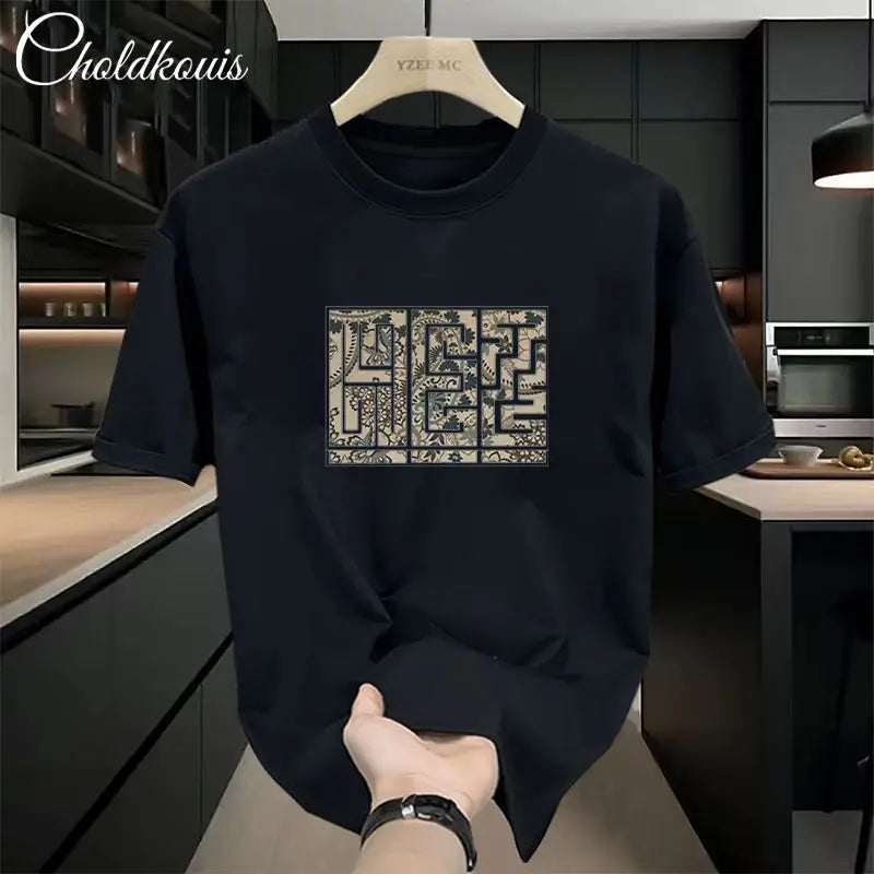 Men's Premium 100% Cotton Relaxed-Fit T-Shirt