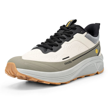 FitVille Men's Wide Toe Box Sneakers | Extra Wide 4E, Cushioned, Non-Slip Running Shoes