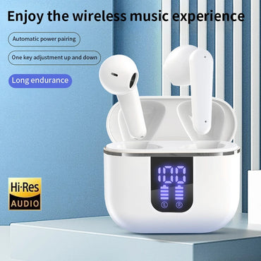GREATWALL New High-end Temperament Wireless Bluetooth 5.3 Headphones, Smart Digital Display, Wireless 5.3 HIFI High-fidelity