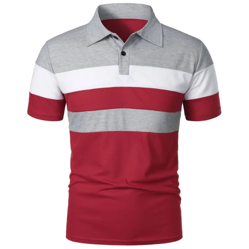 Men's Luxury Polo Shirt | Breathable Short Sleeve Business Casual Tee S–6XL