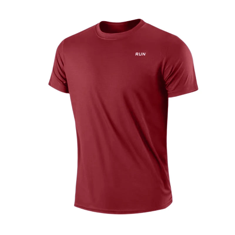 Men's Quick Dry Gym T-Shirt – Moisture Wicking Polyester
