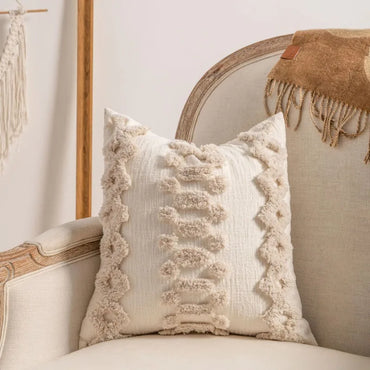 Modern Loop Yarn Knit Pillow Cover | Minimalist Textured Cushion Case