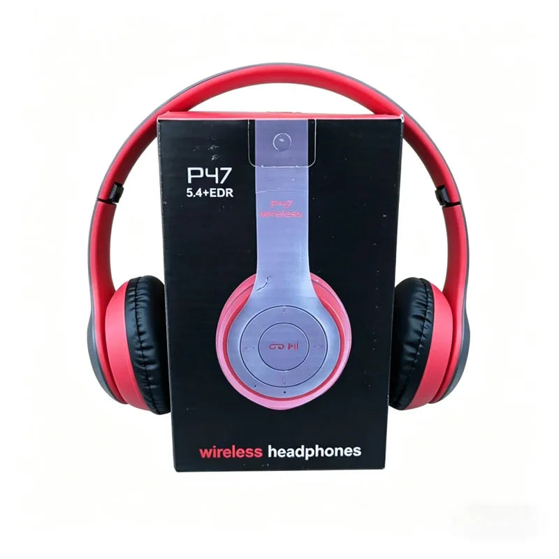 Wireless Bluetooth 5.0 Headphones – Foldable Over-Ear Headset | TF Card + Wired Mode | Universal Compatibility