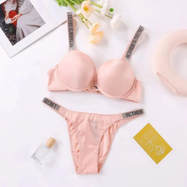 Women's Sexy Lingerie Set – Push-Up Bra & Panty | Soft, Breathable & Elegant
