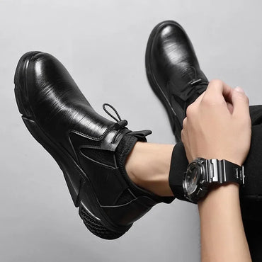 Zapatos de Seguridad para Hombre con Puntera de Acero - Impermeables y Resistentes