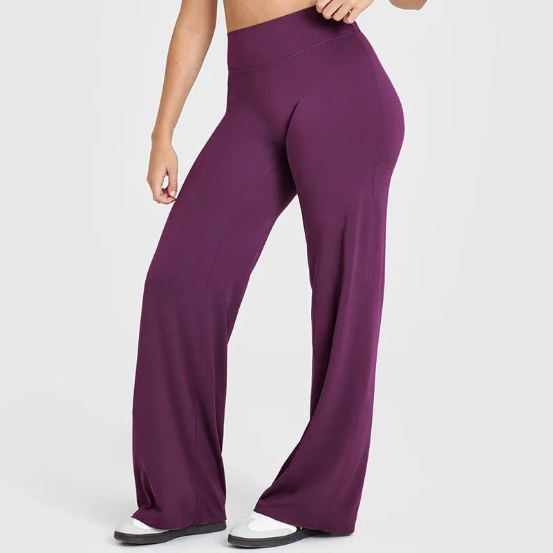Women's Butter-Soft Straight Leg Yoga Pants - Ultra Comfort Activewear