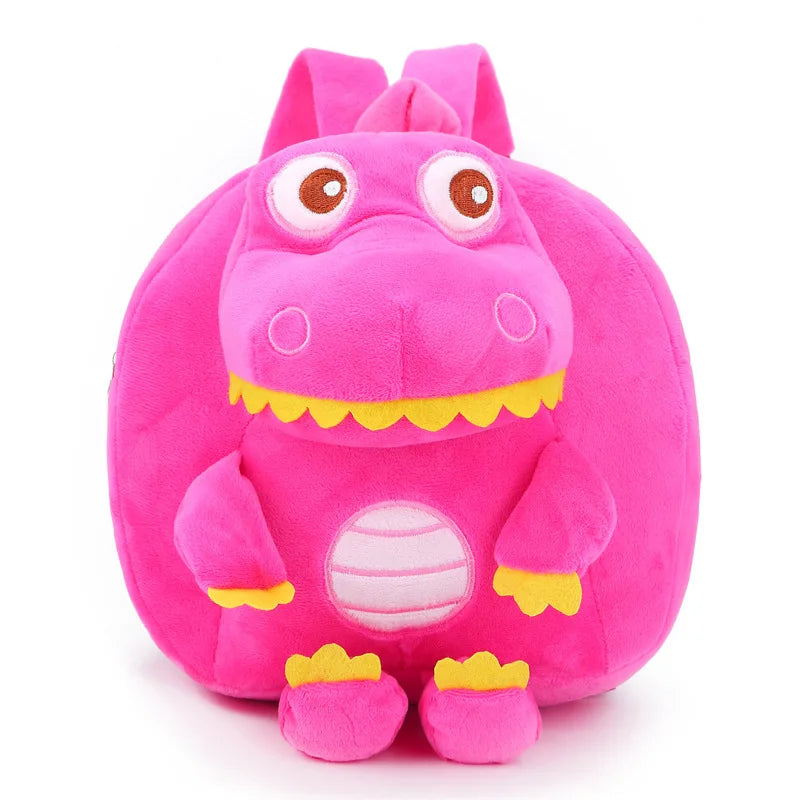 Soft Plush Dinosaur Toddler Backpack – Winter School Bag