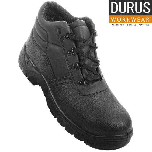 Durus Workwear Steel Toe Cap Safety Boots β Wide Fit, Shock Absorbing