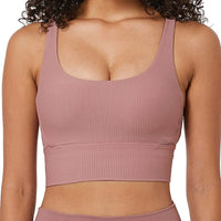 Women's High Support Racerback Sports Bra — Breathable, Quick Dry, Plus Size Yoga & Gym Wear