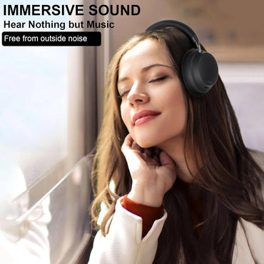 APP T-fun NC45 Bluetooth Active Noise Cancelling Headphones, Comfortable Wireless Over Ear Headphones with Mic, Hi-Res Audio,