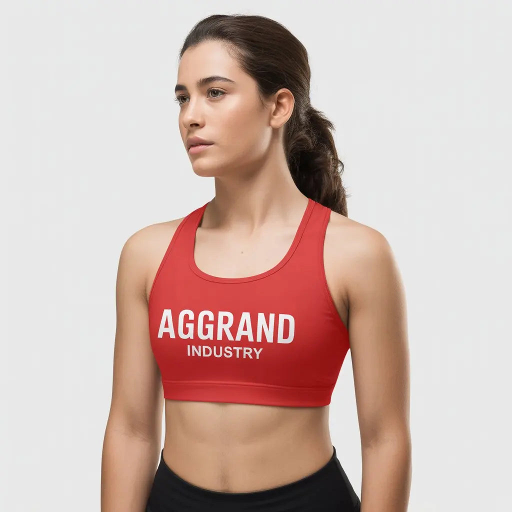 High Support Strapless Sports Bra – Four-Way Stretch Quick-Dry Racerback Gym Bra | XS–5XL
