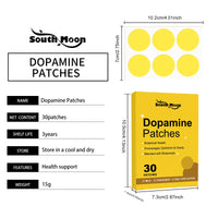 South Moon 30pcs Dopamine Patch Strengthen Immune System Energy Boost Anti Anxiety Relief Mood Nourish Body Care Dopamine Patch