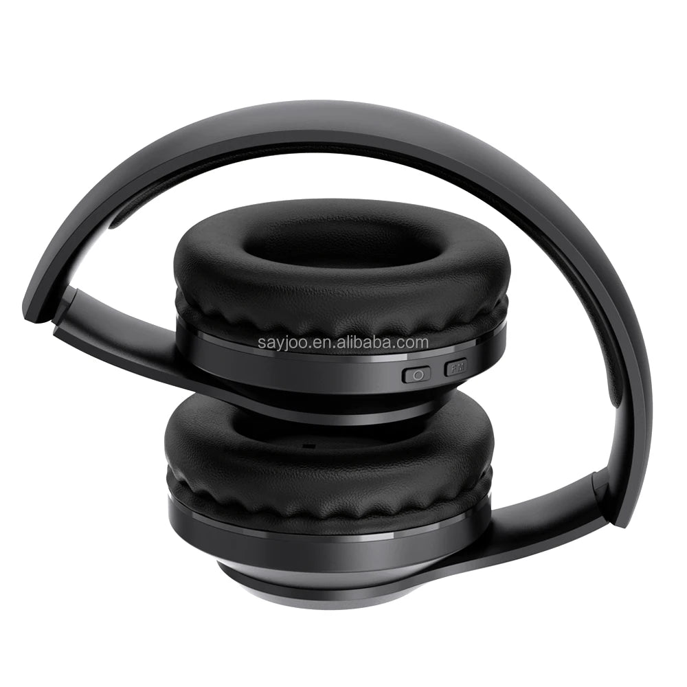 X5 Wireless FM/AM Radio Headphones – Over-Ear Headset with LCD Display & 650mAh Battery