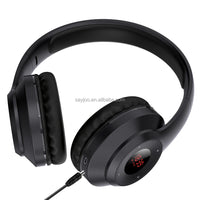 X5 Wireless FM/AM Radio Headphones – Over-Ear Headset with LCD Display & 650mAh Battery