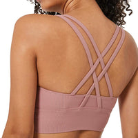 Women's High Support Racerback Sports Bra — Breathable, Quick Dry, Plus Size Yoga & Gym Wear