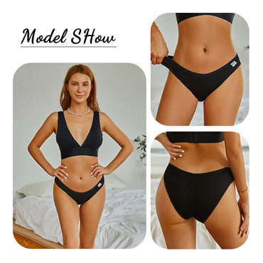 Set de 3 Panties de Algodón Hipoalergénicas de Talle Bajo
