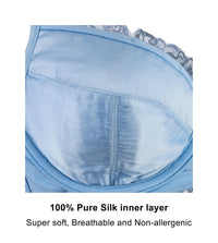 Ashley Embroidery Silk & Organic Cotton Supportive Plunge Bra