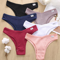 Set de 3 Panties de Algodón Hipoalergénico sin Costuras para Mujer