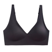 Push-Up Seamless Bra for Women | Wire-Free V-Neck Bralette with Removable Pads (S–3XL)