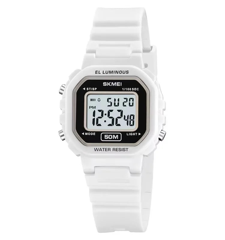 SKMEI 2326 Unisex Digital Sport Watch – 50M Waterproof, Alarm, EL Backlight, 12/24H