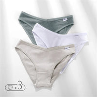Panties de Algodón FINETOO - Ropa Interior Femenina Sexy Talla M-4XL