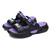Men's Thick Sole Sport Slides - Waterproof Non-Slip Summer Sandals