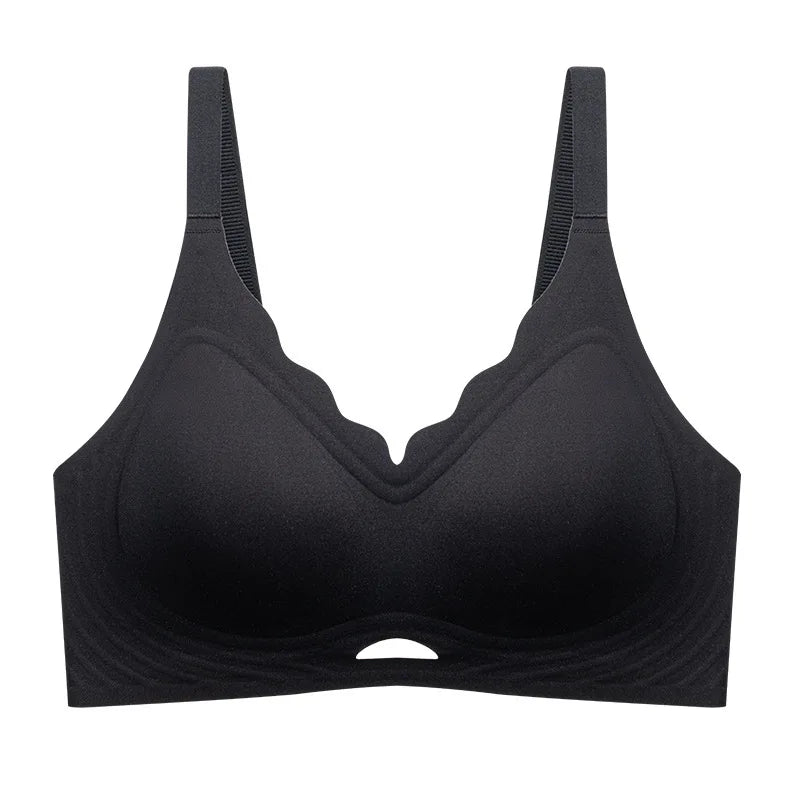 Full Coverage Jelly Bralette | Seamless Wire-Free Everyday Bra for Women | M–4XL