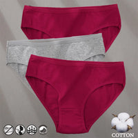 Bragas de Algodón Jacquard Hipoalergénicas para Mujer