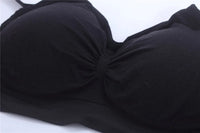 Plus Size Nursing Bra – Adjustable Straps & Removable Cups Wire-Free Maternity Bra